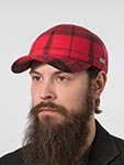 Бейсболка FREDRIKSON арт. 3216-619/15 (красный / черный)